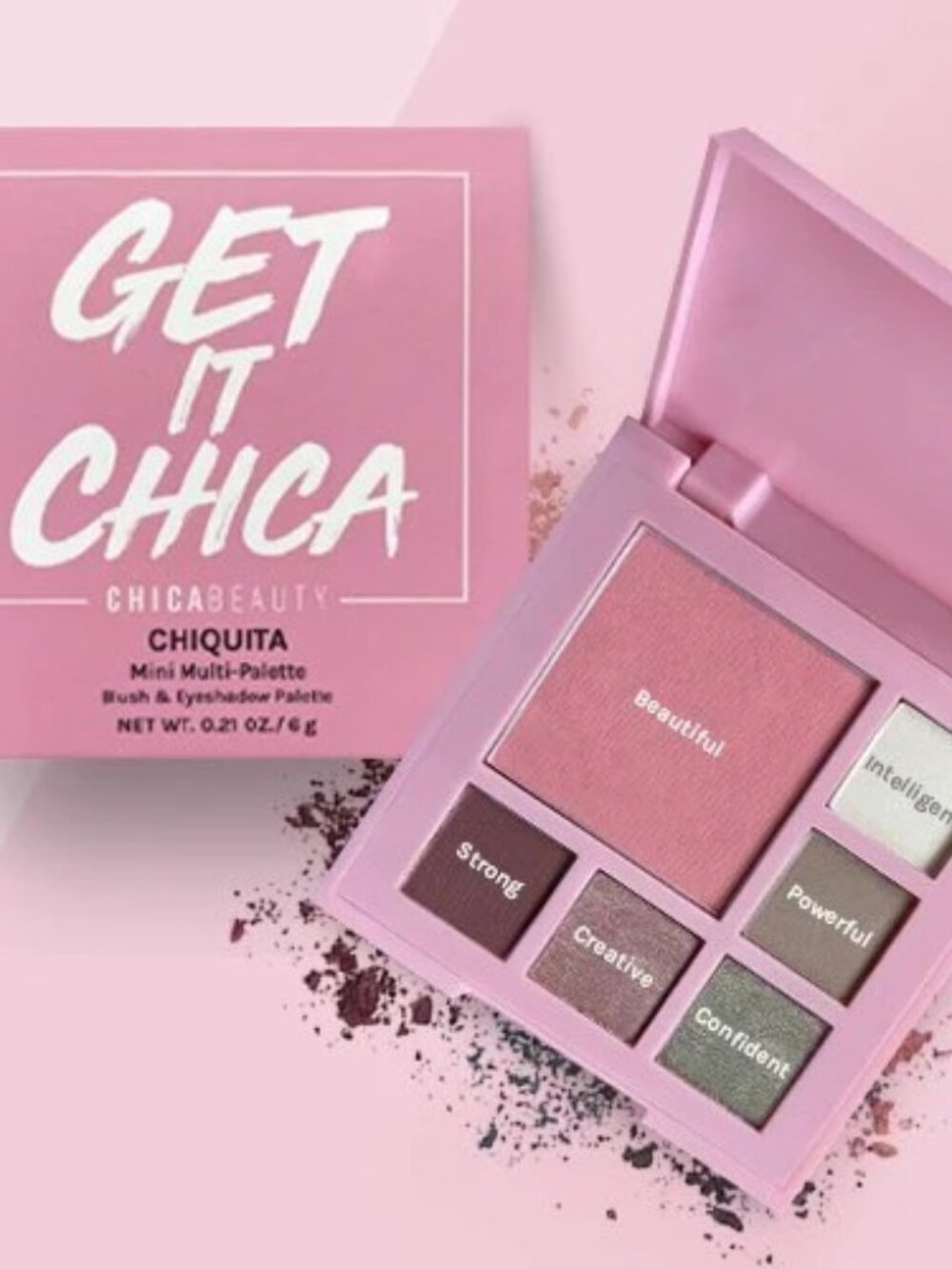 GET IT CHICA "CHIQUITA" - Mini 5-Eyeshadows and 1-Blush Multi-Palette